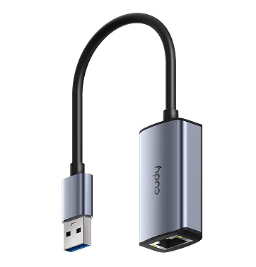 מתאם רשת חיצוני Type-A ג'יגה קודי Cudy UE10A 1.0 USB-A to Gigabit Ethernet Adapter 10/100/1000